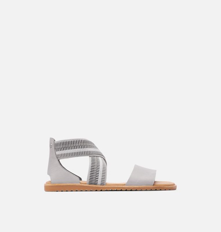 Sorel Kadın Ella™ Flat - Sandalet Gri - 749-DHNBZG